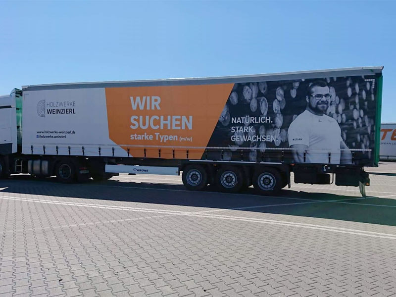 Holzwerke Weinzierl - LKW-Aktion