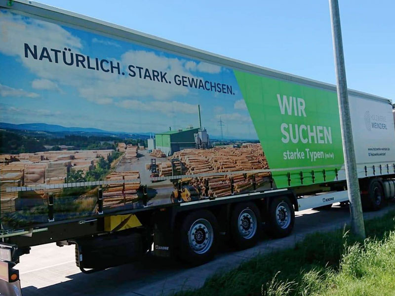 Holzwerke Weinzierl - LKW-Aktion